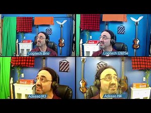 Webcam Matchup 2: Logitech Brio, Logitech C925e, Adesso H3, Adesso H4