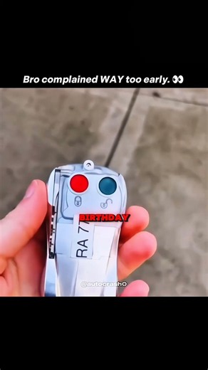 He Thought This Was His Birthday Gift...