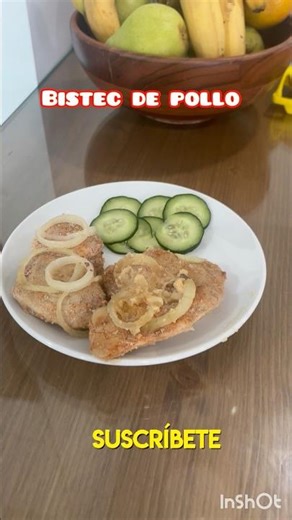 Bistec de pollo #recetasfaciles #recetas #cocinaconsabor #canaldecocina #cocina #comidafacil