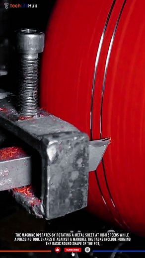 Innovation Pot Lathe: Metal Spinning, Accurate Rounding, Efficient Production #tech