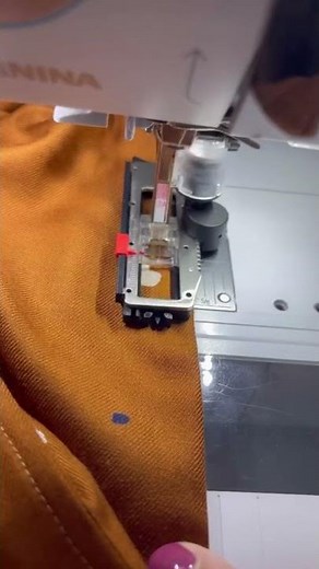 Knopfloch nähen - wenn es doch immer so schnell und einfach gehen würde 😂