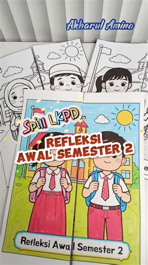Referensi LKPD untuk Refleksi Awal Masuk Semester 2 ✨ File pdf siap di print, tersedia lembar LKPD hitam putih dan berwarna yaa 😊 Yang mau samaan link di bio ☺ #awalmasuksekolah #refleksiawalpembelajaran #semester2 #refleksisemester2 #lkpd
