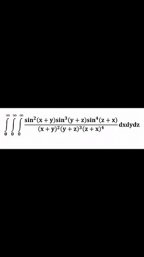 9.7K views · 99 reactions | Trigonometric sine function associated multiple integrals #StarsEverywhere @top fans | Mathematics | Facebook