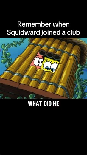 Daily SpongeBob Clips on Instagram: "Welcome to the club. #reels #funny #spongebob"