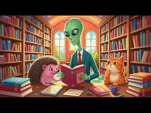 The Library Visit | Easy English Podcast