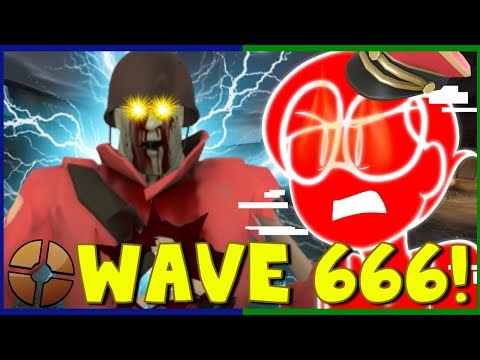 WAVE 666 MIGHT ACTUALLY DRIVE ME INSANE! - A Team Fortress 2 Mann VS Machine Halloween Livestream!