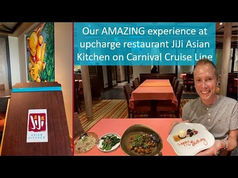 JiJi Asian Kitchen on Carnival Horizon for dinner; we share the menu, the food, and our review