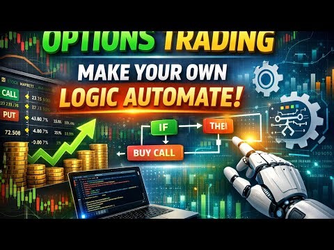 Nifty, Bank nifty option trading | make your logic automate 