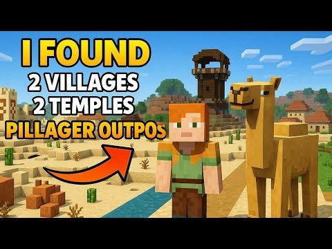 MINECRAFT SURVIVAL SERIES PART - 1......FOUND DESERT TEMPLE!!!!!