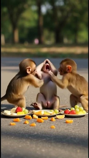 A Monkey Family Lesson: Greed, Discipline, and Forgiveness