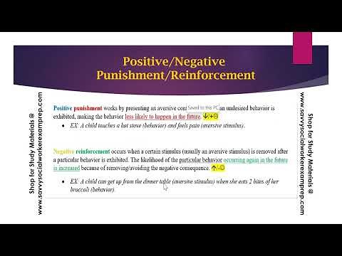 Positive/Negative Punishment & Reinforcement