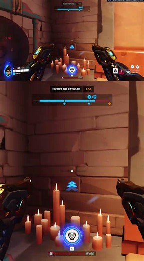Tracer's Pulse Recharge Escape From Certain Death 🔄 #Tracer #Overwatch2 #Gameplay