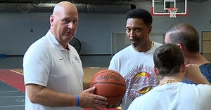 Sugar Mel McLaughlin giving kids positivity with free basketball camp