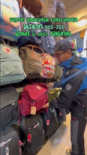 FJALLRAVEN DISCOUNT UP TO 70%😱 #fjallraven #fjallravenkanken #kanken #backpack #swedish