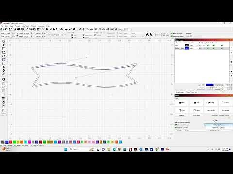 Aligning text to a path or curve in lightburn