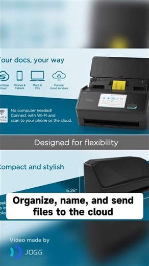 ScanSnap iX2500 Premium Wireless or USB High-Speed Document, Photo Scanner #shots #shortvideo