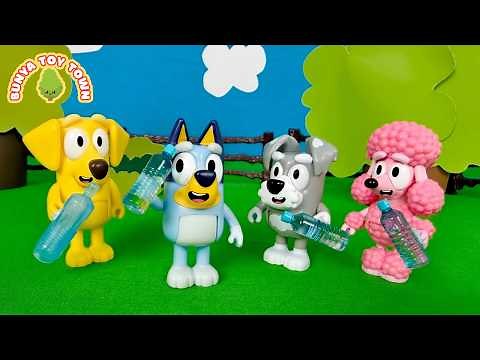 BLUEY - Drink Water and Stay Hydrated | Lessons For Kids | Bluey Toys Pretend Play