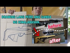 PAANO GUMAWA NG DIY BUTT NG AIR RIFLE /KULATA/MANGO/STEP BY STEP/Fishgunerong Madiskarte/Airgun Butt