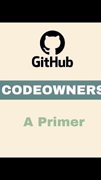 CODEOWNERS File on Github - A Primer #shorts