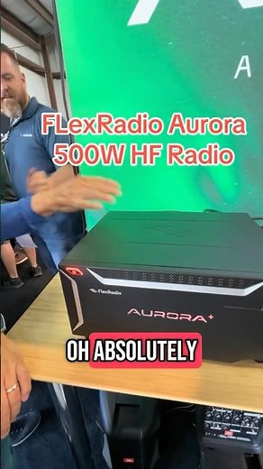 500 Watt HF Transceiver - 18 pounds! FlexRadio Aurora #highfrequency #hamradio