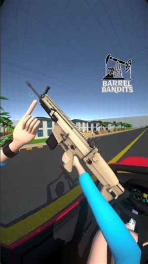 Tunable Vehicles with Player in Meta Quest Barrel Bandits #VR #MetaQuest #roblox #vr #dirtbike