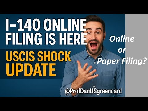 USCIS I 140 Online Filing Is Here. Full Breakdown for EB 1A & EB 2 NIW Self Petitioners.
