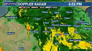 3.8K views · 19 reactions | 8:30pm radar update: A soaking spring night, with more trying to push in from Indiana over the next few hours. Most of this activity should clear out by midnight, with scattered showers returning by Sunday afternoon (wrapping around the same low). | 13abc | Facebook