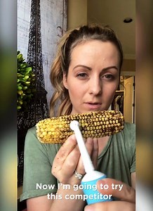 When you see this corn video you're gonna freak. I feel like I've been brushing wrong my entire life! I saw it online and gave it a try. BURST actually cleans better than anything I've tried. Get 20% off with the code BURSTCW | Carly Waddell