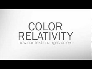 Color Relativity: How Context Changes Colors
