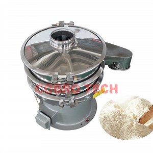 [Hot Item] Industrial SUS304 Fine Powder Rotary Vibrating Screen Separator Machine for Food Additive