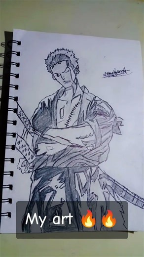 creatyrayyan ×Zoro 🔥,#art #art #nature1 #artandcraft #anime #nature1 #art #artandcraft #artandcraft#