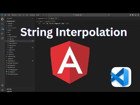 #06 What is String Interpolation | Interpolation in Angular | One Way Data binding | 2026