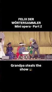 "Opas Auftritt" (Grandpa's Entrance) is the second scene from my mini opera for children.