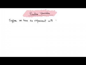 Introduction to Random Variables