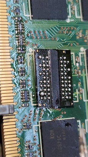 Ic Reballing Hack #repair #shorts #satisfying #reballing #electrical #hardware #ytshorts