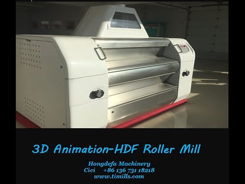 HDF roller mill 3D animation