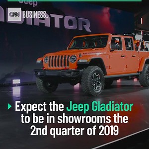 12K views · 167 reactions | At the LA Auto Show, Jeep unveils the all-new Gladiator — its first pickup truck in over 25 years https://cnn.it/2RuaA1S | CNN Business | Facebook