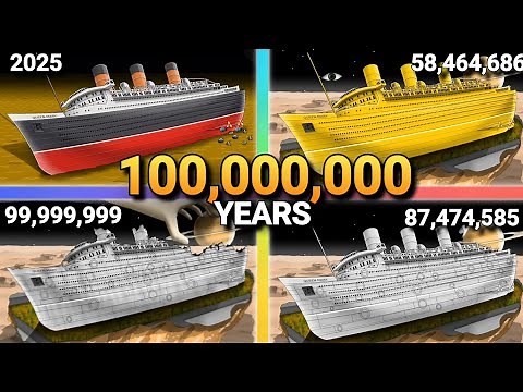 What the QUEEN MARY Would Look Like After 100 Million Years? – In Under a Minute"⚓️🚢