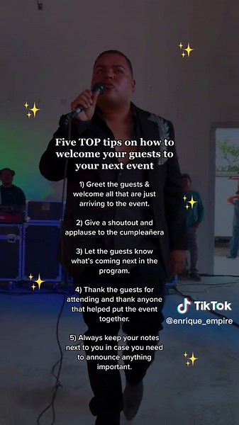 Tips for Welcoming Guests at Events