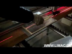 LIMAC fiberglass duct board grooving machine manual type