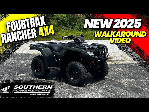 New 2025 Honda FourTrax Rancher 4x4 Walkaround | Southern Honda Powersports