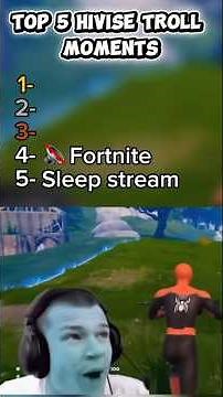 Top 5 Hivise Trolling Moments 😈😡 #jynxzi #top5 #trolling #moments
