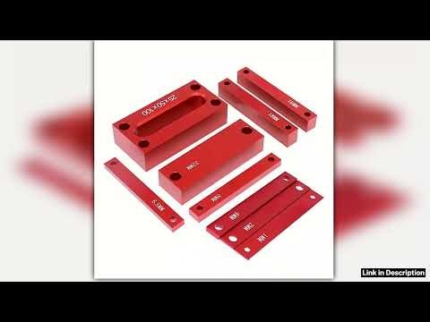 9Pcs Metric Setup Blocks Height Gauge Set Precision Setup Bar Blocks w Size Markings Stackable Wood