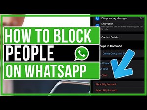 How To Block and Unlock People On WhatsApp
