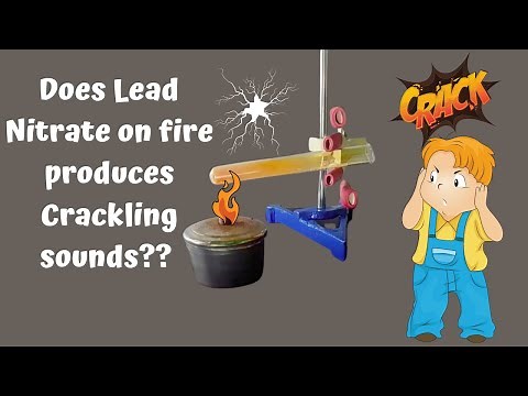 Action of heat on Lead nitrate salt