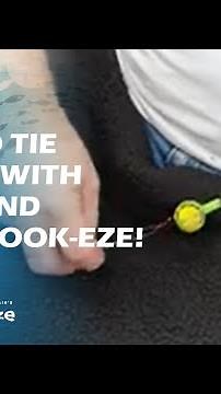 How to Tie a Knot with one hand Using Hook-Eze! #fishingtools #fishinggear #howtotiethebestknots
