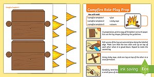 Campfire Role-Play Prop