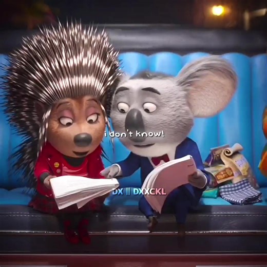 Buster Moon and Ash Love Story in Sing 2 - Moon x Ash Singing Together