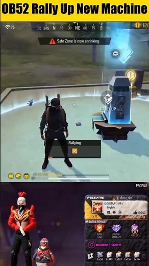 OB52 Update New RallyUp Machine for Teammates Teleportation #freefirehighlights #NewsUpdate #foryouシ