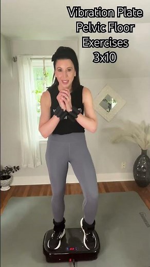 Vibration Plate Strong Pelvic Floor #pelvicfloorexercises #vibrationplateexercises #pelvichealth ic